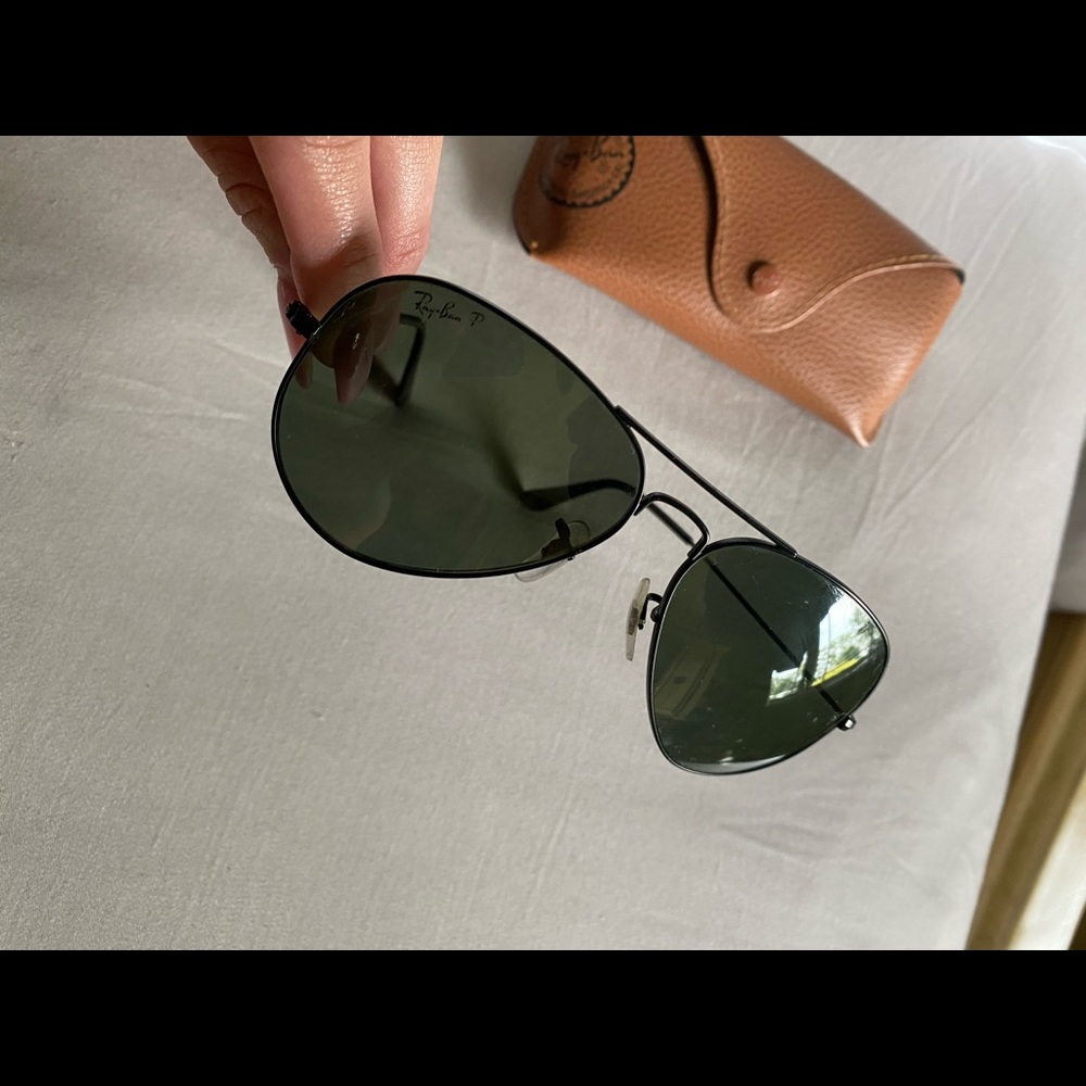 Ray-Ban aviator polarized sunglasses